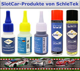 SchleTek-Produkte für Slotcar und Modellbau